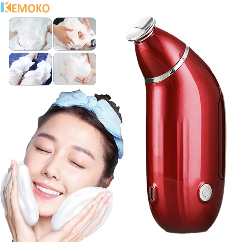 

Facial Cleansing Magic Oxygen Whitening Bubble Machine Skin Deep Cleaning Massager Beauty Salon Face SkinCare Home Beauty Device