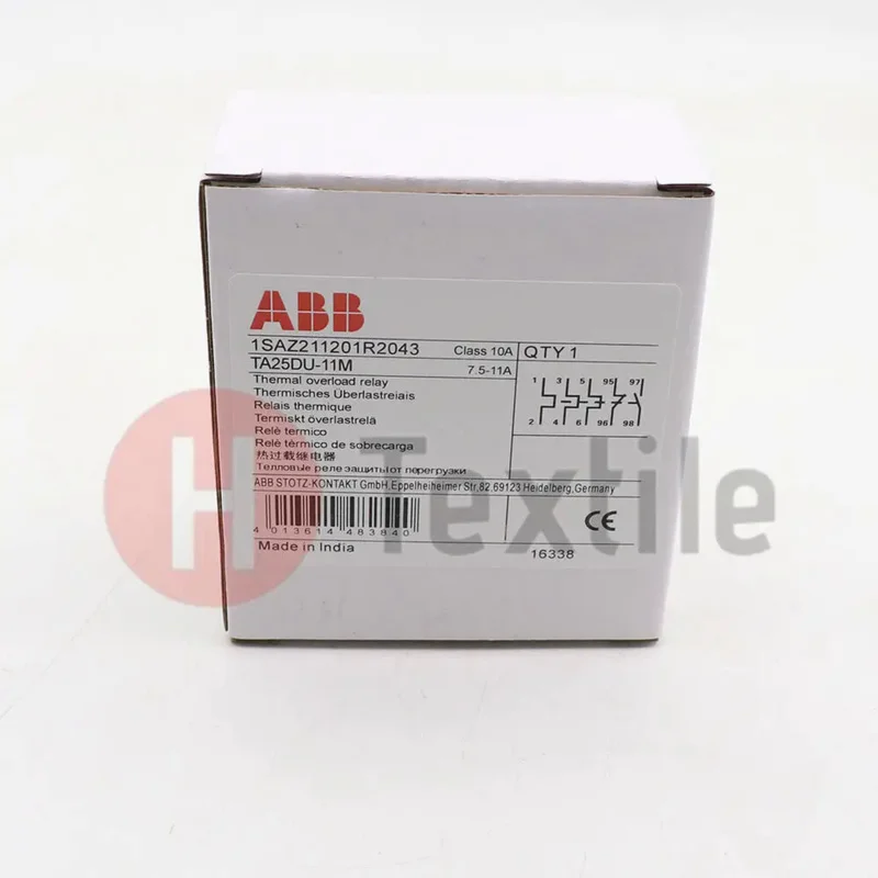 

1PC New ABB 1SAZ211201R2043 thermal relay TA25DU-11M TA25DU11M 7.5-11A Free ship