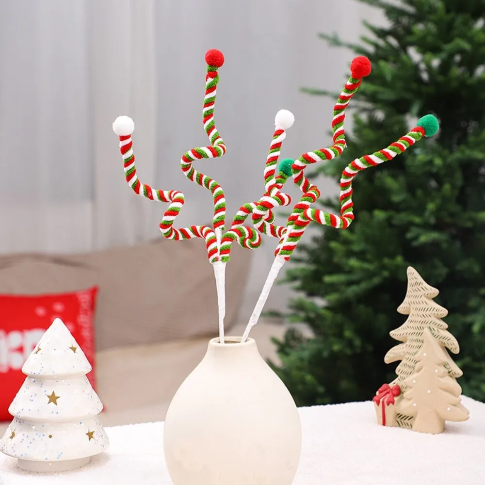 Candy Color Xmas DIY Bouquet Navidad Gift DIY Accessories Christmas Ornament Light Weight Christmas Tree Decorations