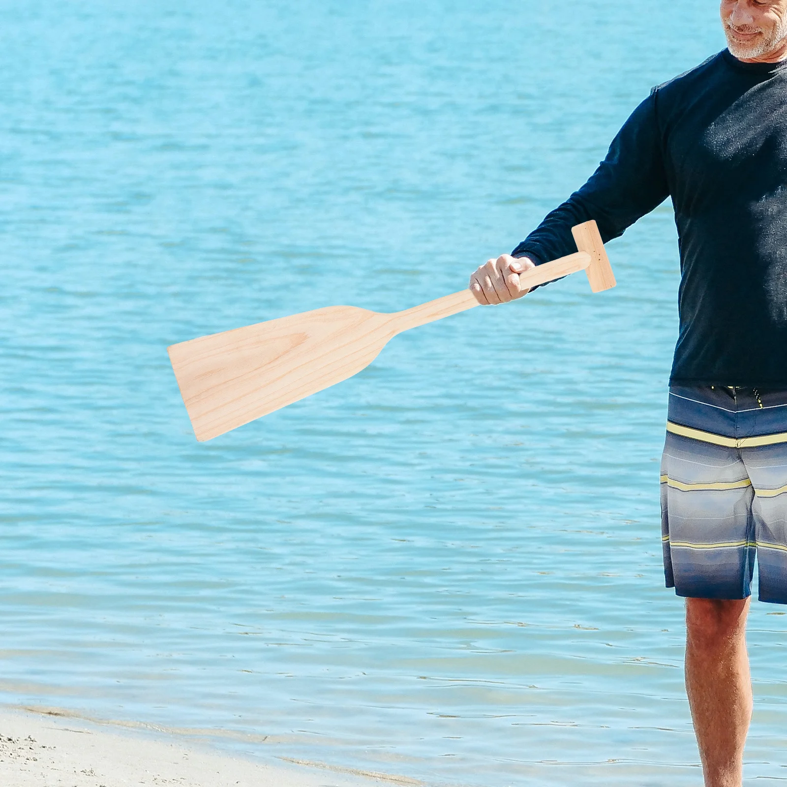 

Wooden Paddle 19.5 Inch Wide 10cm Thick 2cm Handmade Boat for Kayak Canoe Eco Friendly Durable
