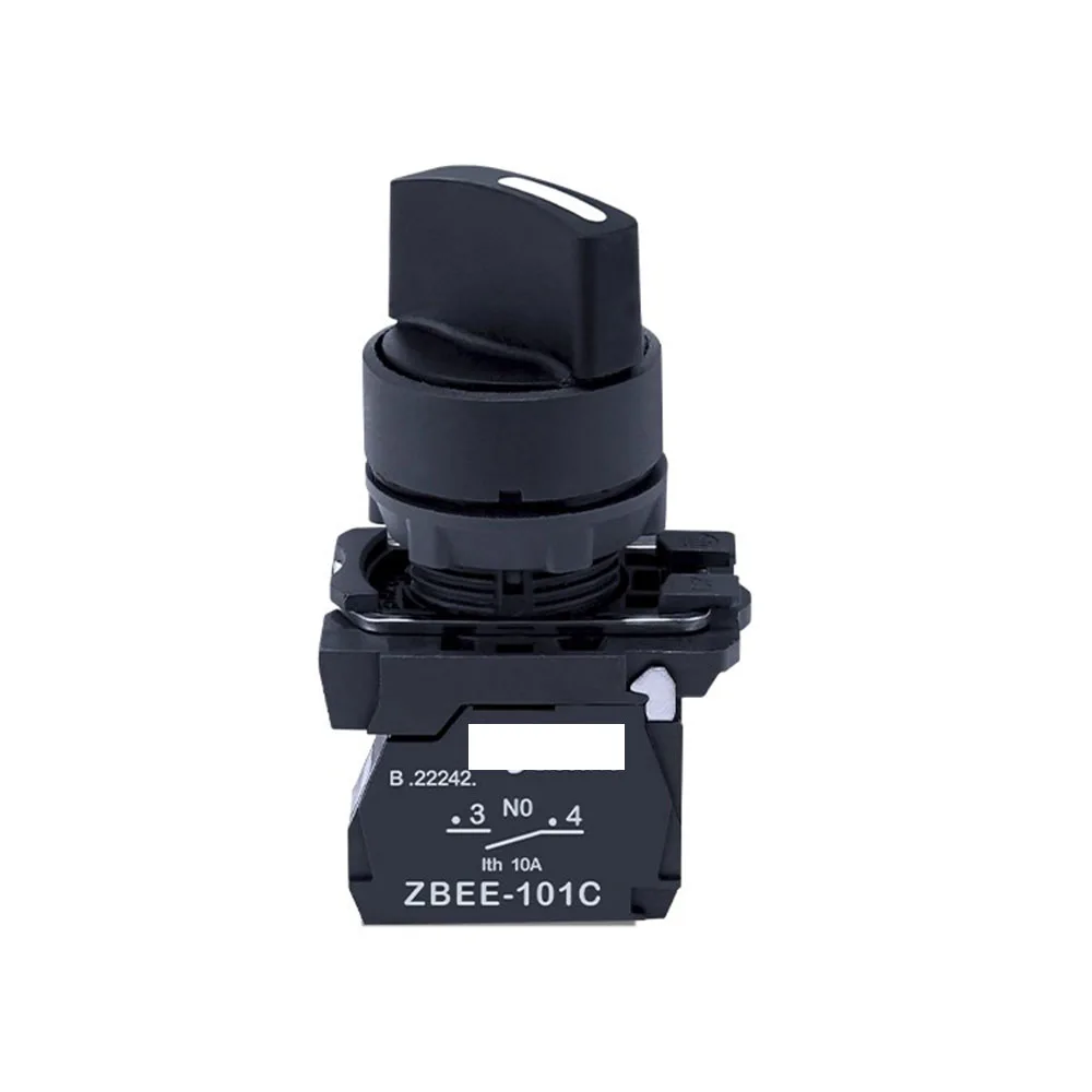 الأصلي ل شنايدر 2 التروس/3 التروس مفتاح جهاز انتقاء 22 مللي متر XB5AD21/AD33/AD53 اتصال مفتوح إعادة ضبط ذاتي/قفل ذاتي 2NO/1NO1NC #2