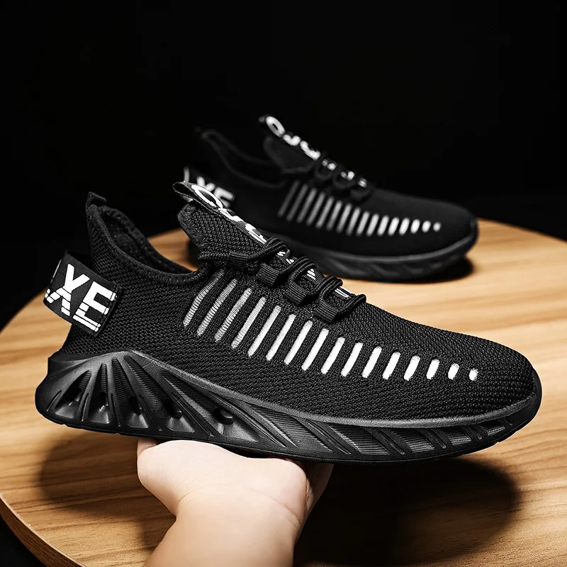 Men Casual Shoes Sport Sneakers Durable Outsole Trainer Breathable White Basketball Shoes Fashion Sport Running Shoes Plus Size