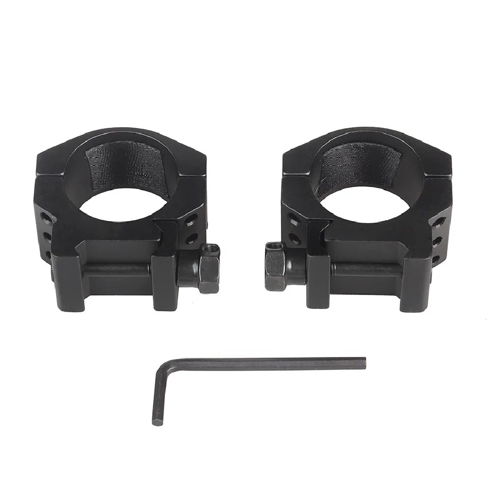 1 Paar 30mm Zielfernrohr-Montageringe 20mm Schienenadapter-Basis Optische Visier-Montageringe für Spielzeuggewehre – Detail 3