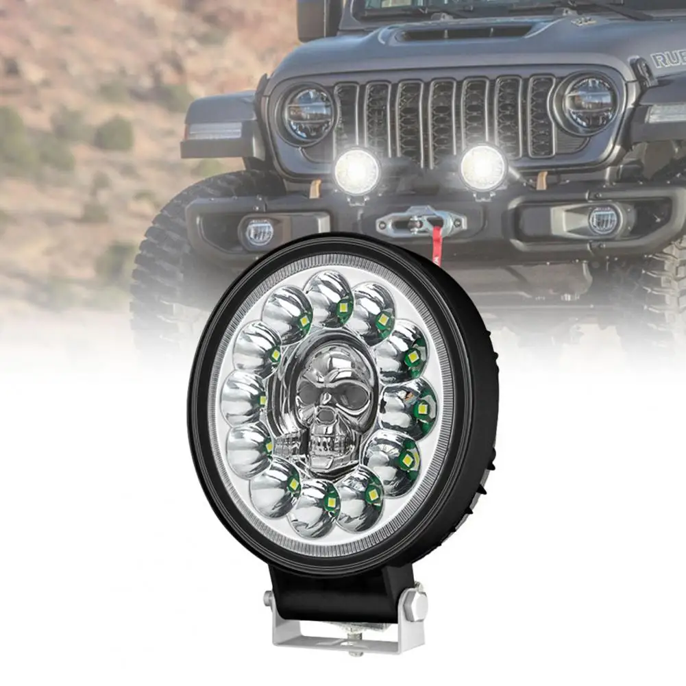 Advanced Led Bulb Advanced Led Headlight for Long-lasting Performance Skull Circle Light Enhance Car's Visibility Safety