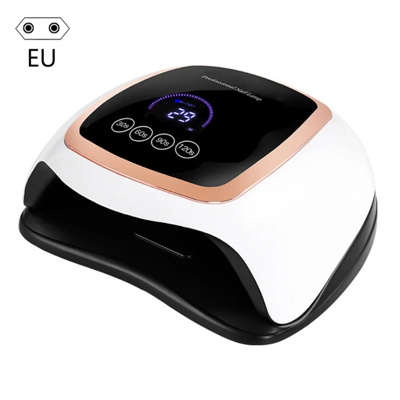 E1YE 168W nagellamp UV LED nageldroger gellak uithardingslicht met bewegingsdetectie