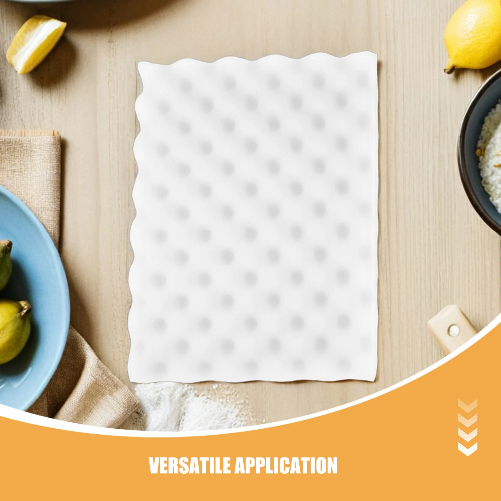 แผ่นฟองน้ำขึ้นรูปฟองดองท์รูปคลื่น 6 ชิ้น ใช้ซ้ำได้ อุปกรณ์ตกแต่งเค้ก แผ่นปั้นดอกไม้น้ำตาล แผ่นฟองน้ำขึ้นรูปฟองดองท์