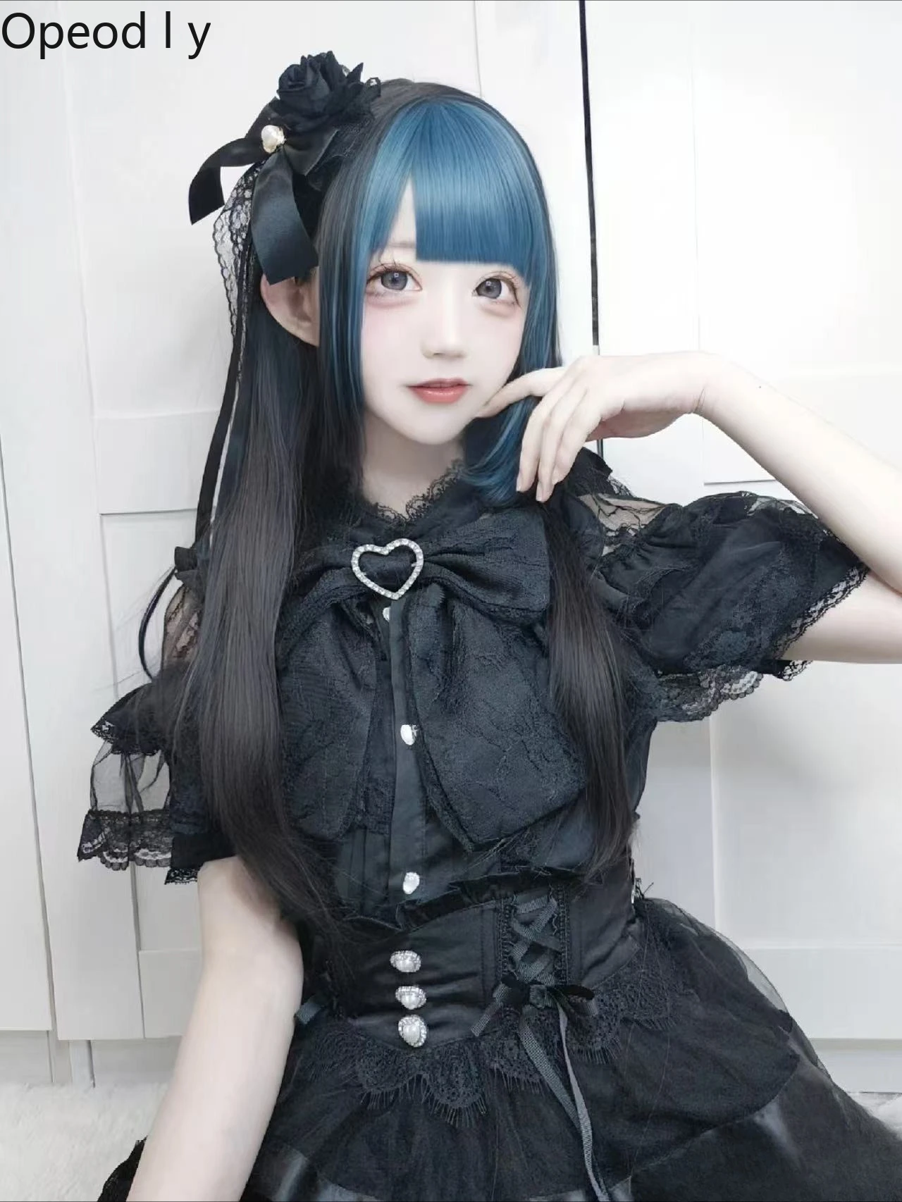 

Оригинальный дизайн, серийное производство, японская кружевная блузка с коротким/длинным рукавом и бантом, милая рубашка, весна-лето, женская/девичья, в стиле Лолита, топы, блузка Y2K