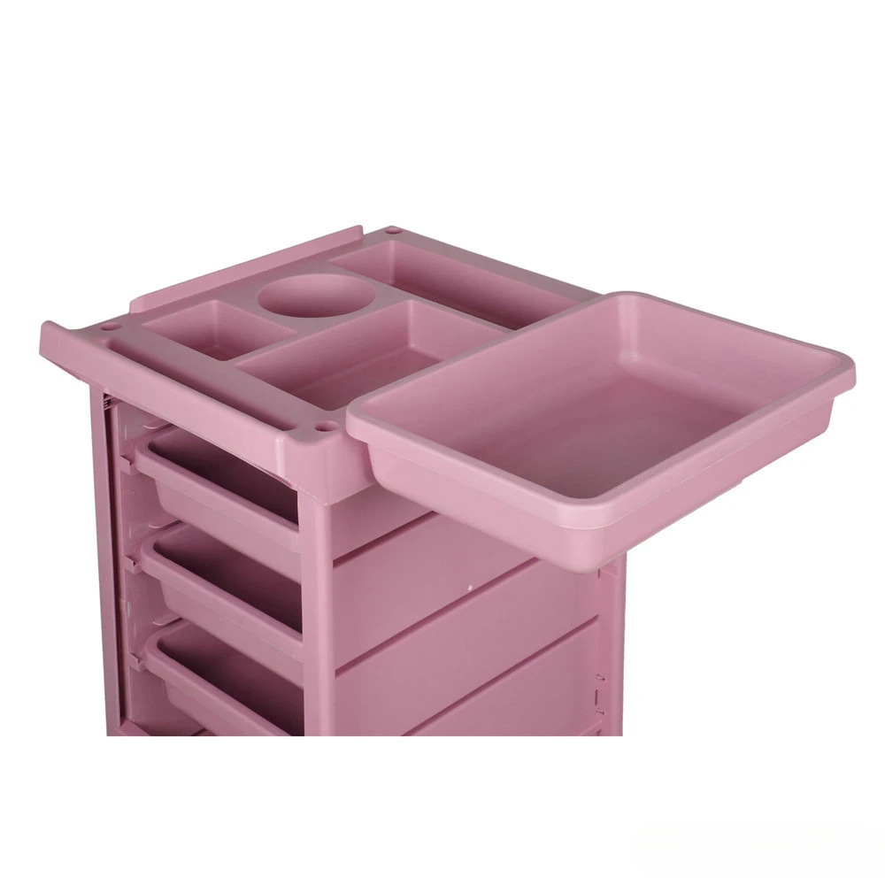 pink beauty salon trolley, salon furniture equipment trolley hairdresser pink