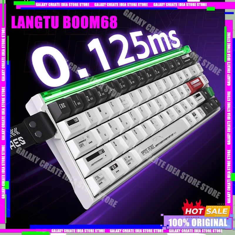 

Langtu BOOM68 Magnetic Switch Mechanical Keyboard Low Delay 3mode Wireless E-sports Gaming Keyboard TCC RGB for PC Gamer Gifts