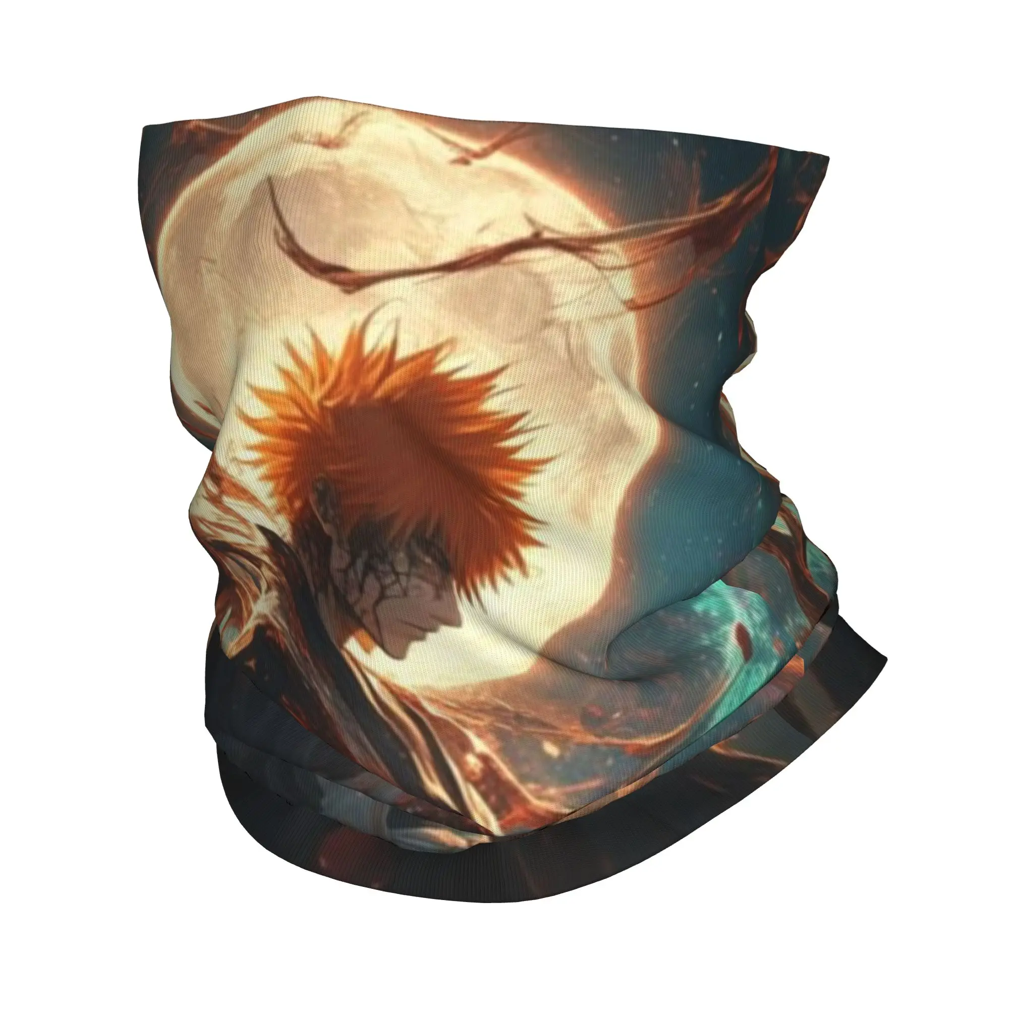 

Ichigo Kurosaki (10) Bandana Cover Club Bleach Face Scarf Cycling Riding Adult Breathable Neckerchief