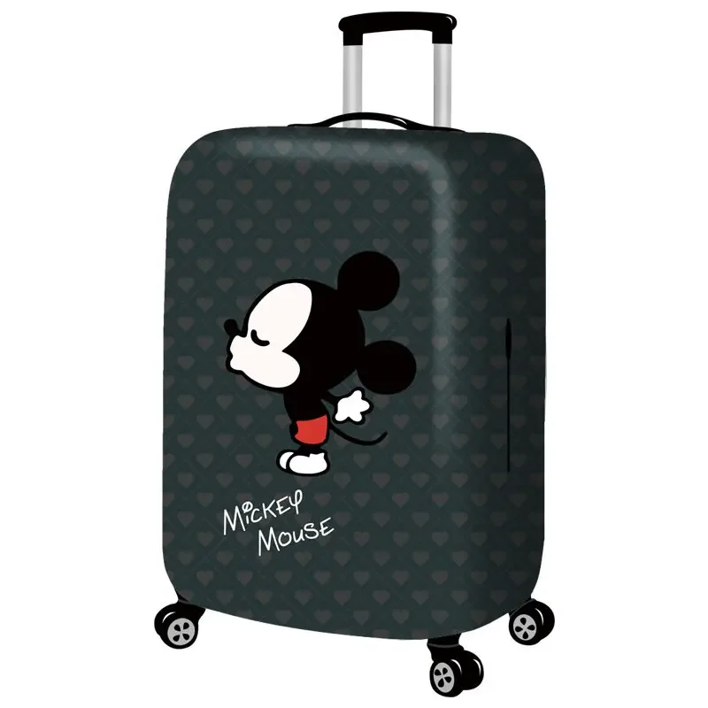 Disney Mickey Mouse Travel Luggage Protective Cover Fashion Animation Man Female Suitcase Cover Cartoon Trolley Bag Dust Cover