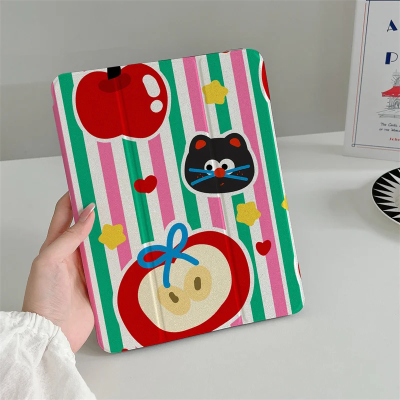 

Cute Tablet Cases For Apple iPad Pro 11 inch Pad 11 2025 Air 5/4 10.9 iPad 10 9.7 10.2/10.5 mini 6/5 Cover with Pen Holder Cases