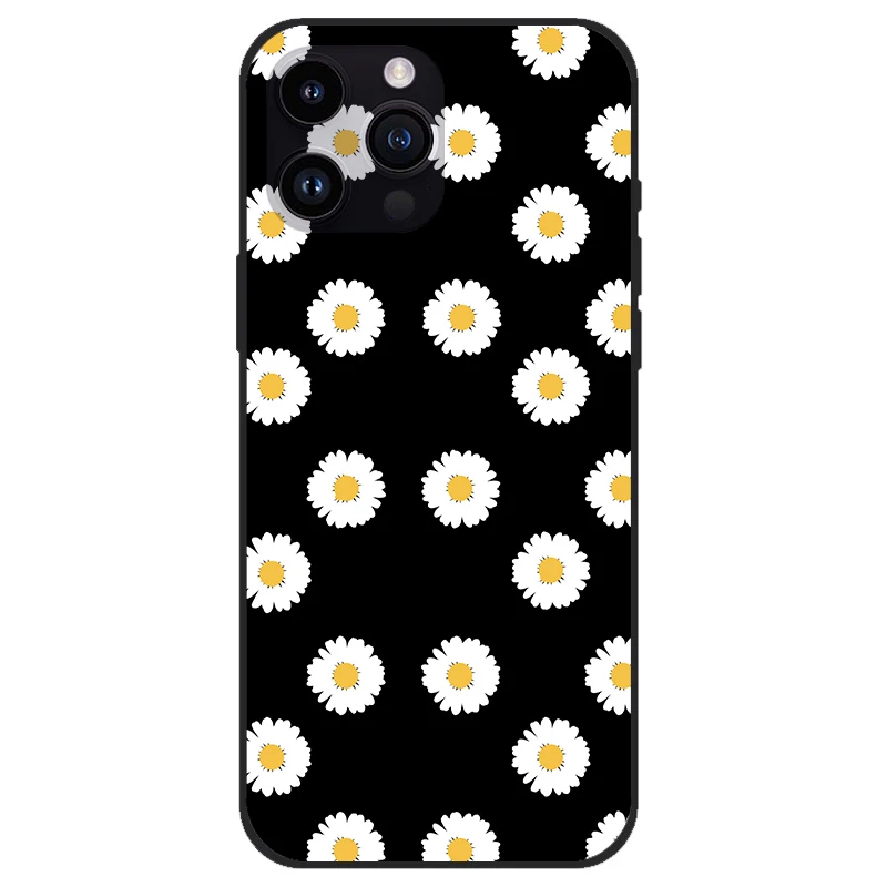 لينة سيليكون الأسود مكافحة قطرة غطاء الهاتف ، تصميم فريد من نوعه ، حالات لابل آيفون 15 ، 15 برو ، 15Plus ، 15Max #3