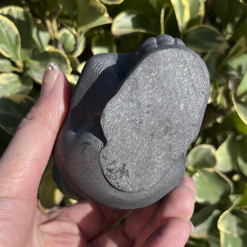 Wholesale  1pcs 100% Natural Russia Shungite Skull Craved 8x6cm Elite Shungite Stone Craft,EMF 5G Protection,Desktop Ornament