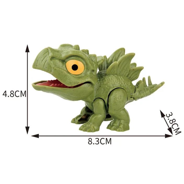 Jurassic Finger Dinosaurier Tyrannosaurus Modell Spielzeug für Kinder Finger Beißen Dinosaurier Bewegliche Gelenke Dinosaurier Spielzeug für Jungen Geschenk