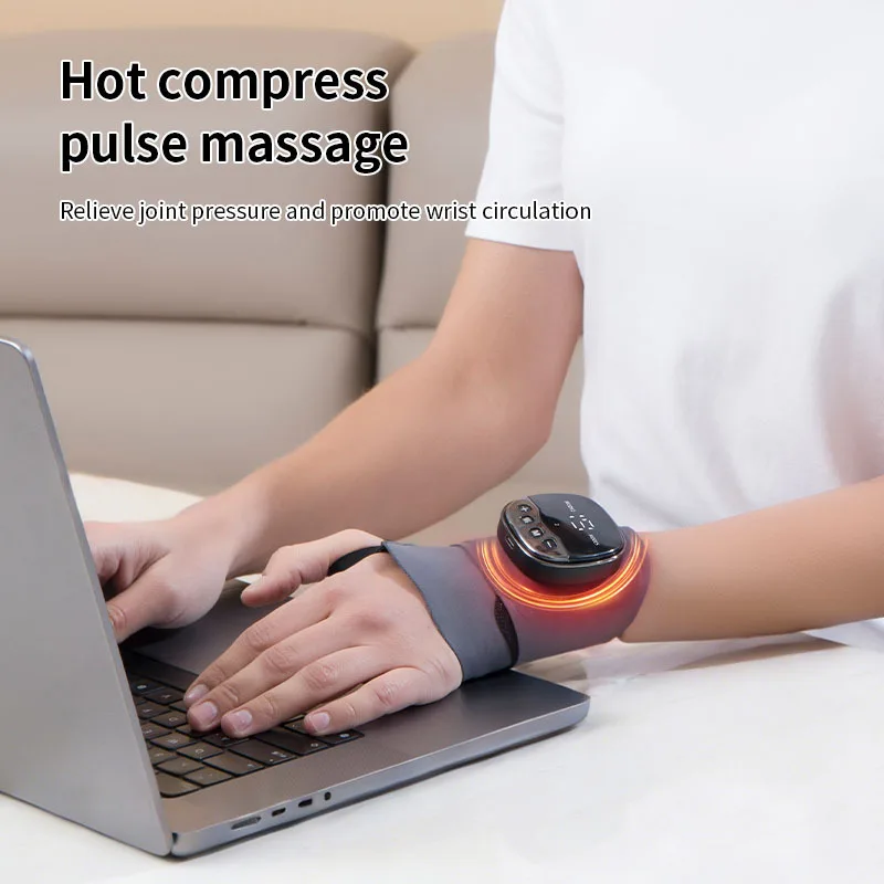 Ligent Adjus Hand Bracer Massage Instrument Wrist Hot Compress Tendon Sheath Full Wrist Massager