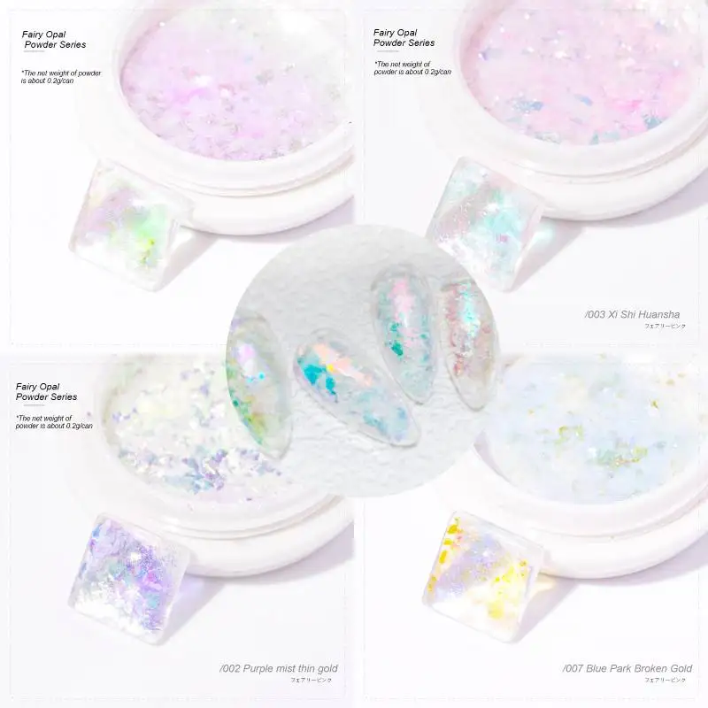 Cloud Velvet Powder Nail Art Mesmerizing Shine Polarizing Powder Ultra-thin Texture Trendy Accessory Ice Crystal Nail Powder