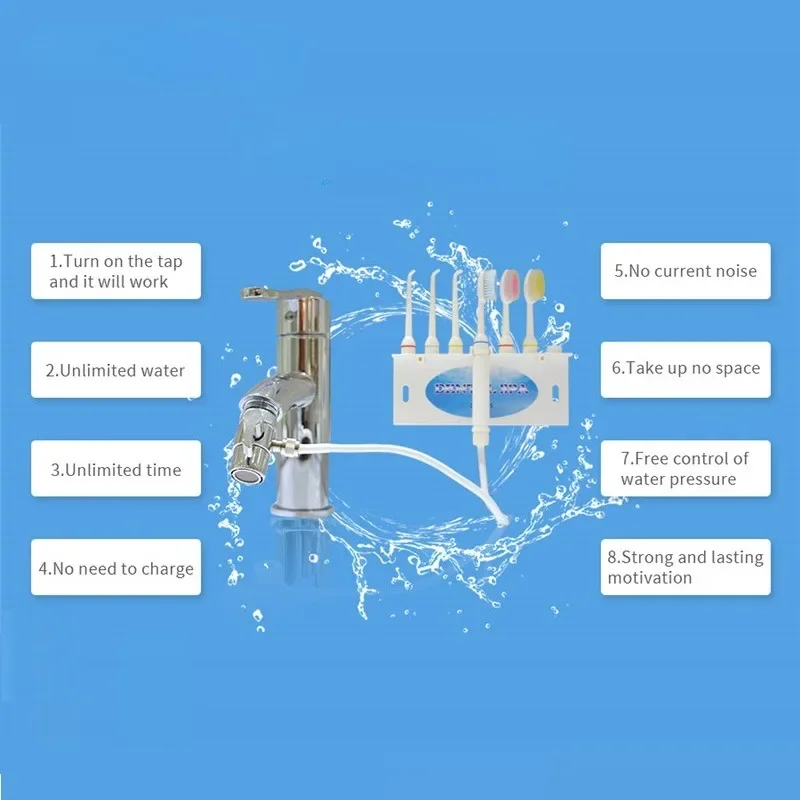 

Water Flosser Oral Irrigator Teeth Cleaner Interdental Brush Tooth SPA Faucet Domestic Teeth Flusher Stone Removal Whitening New