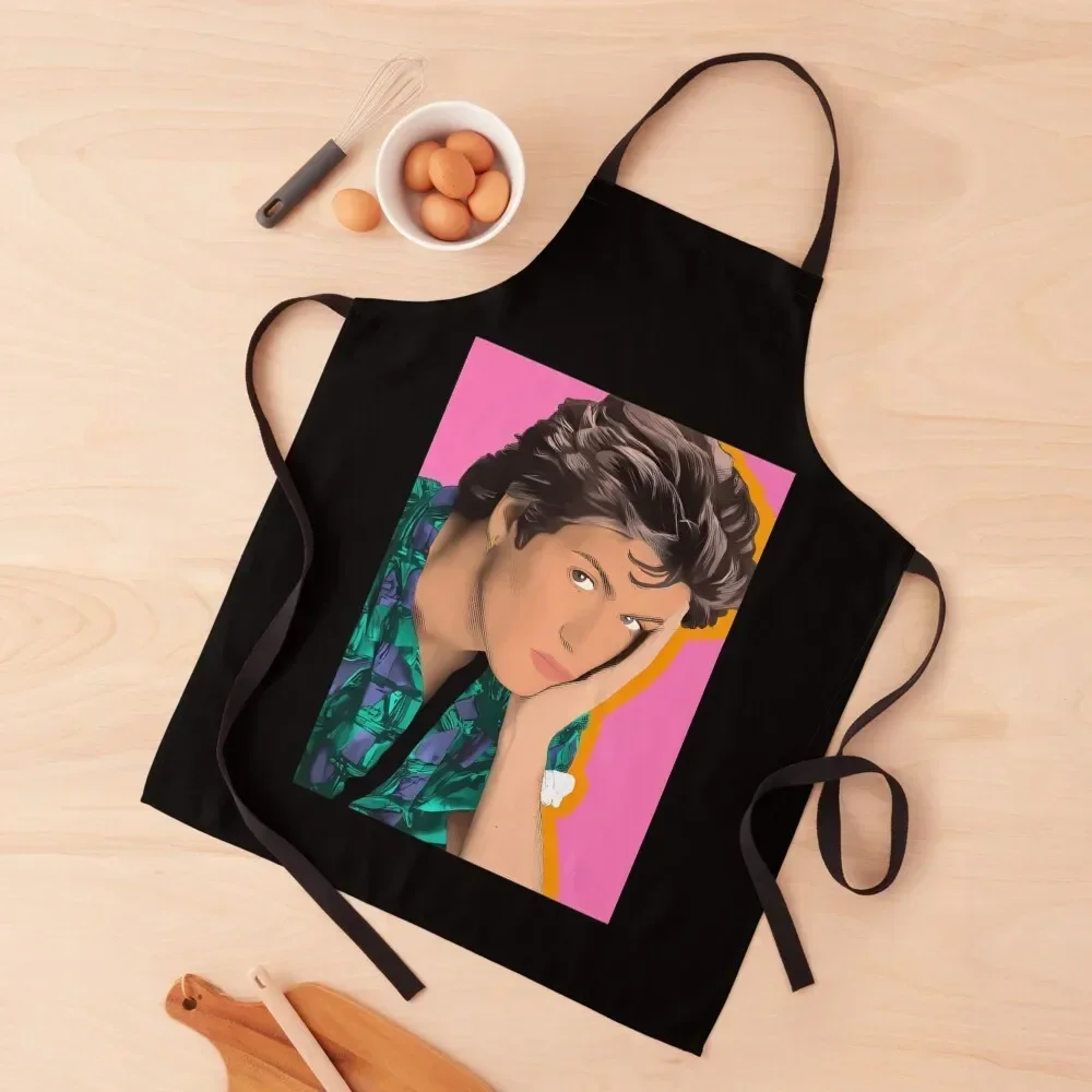 

George Michael 80s Wham! Apron men's barbecue Waterproof Kitchen Woman christmas kitchen cloths japanese style Apron