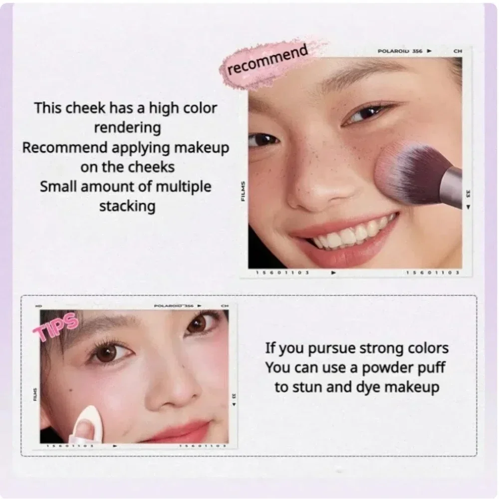 Judydoll หลาย series Matte Blush ขยาย Gradient Peach Nude Blush ธรรมชาติผิวกระจ่างใสผู้หญิงแต่งหน้า Contour Palette