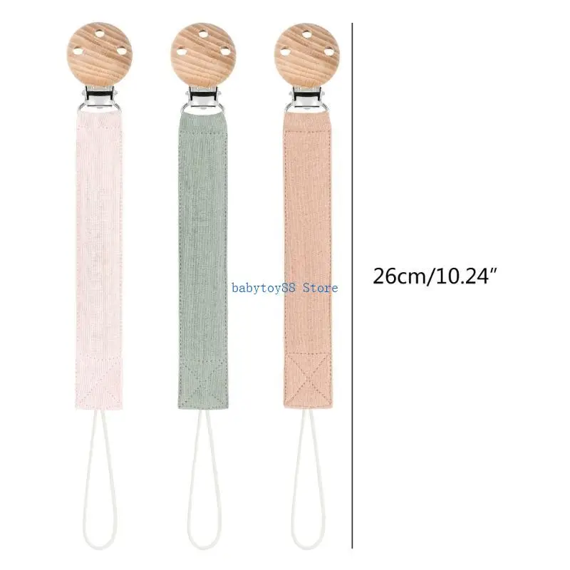 Y4UD 3 قطع من حامل لهاية الأطفال سلسلة دمية بسيطة للفتيات والأولاد #6