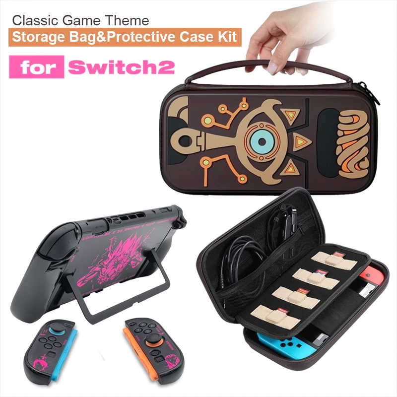 Pour NS Switch 2 coque peau ZD Portable étanche dur sac de rangement de protection pour NS Switch 2 accessoires de jeu