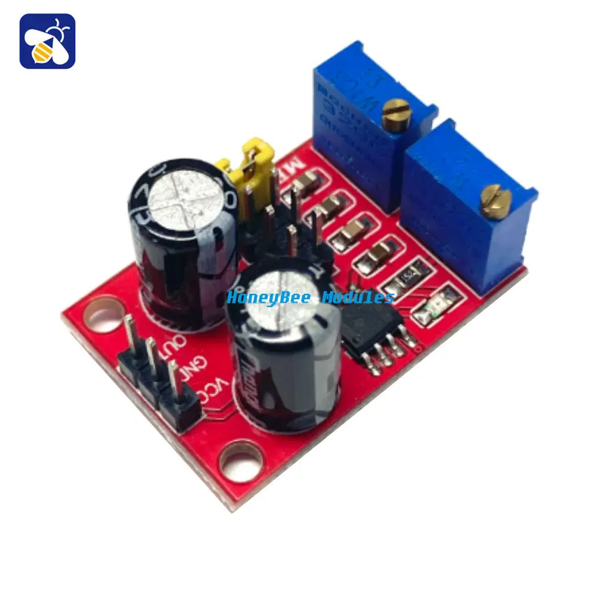 NE555 pulse frequency duty cycle adjustable square wave rectangular signal generator stepper motor driver board module