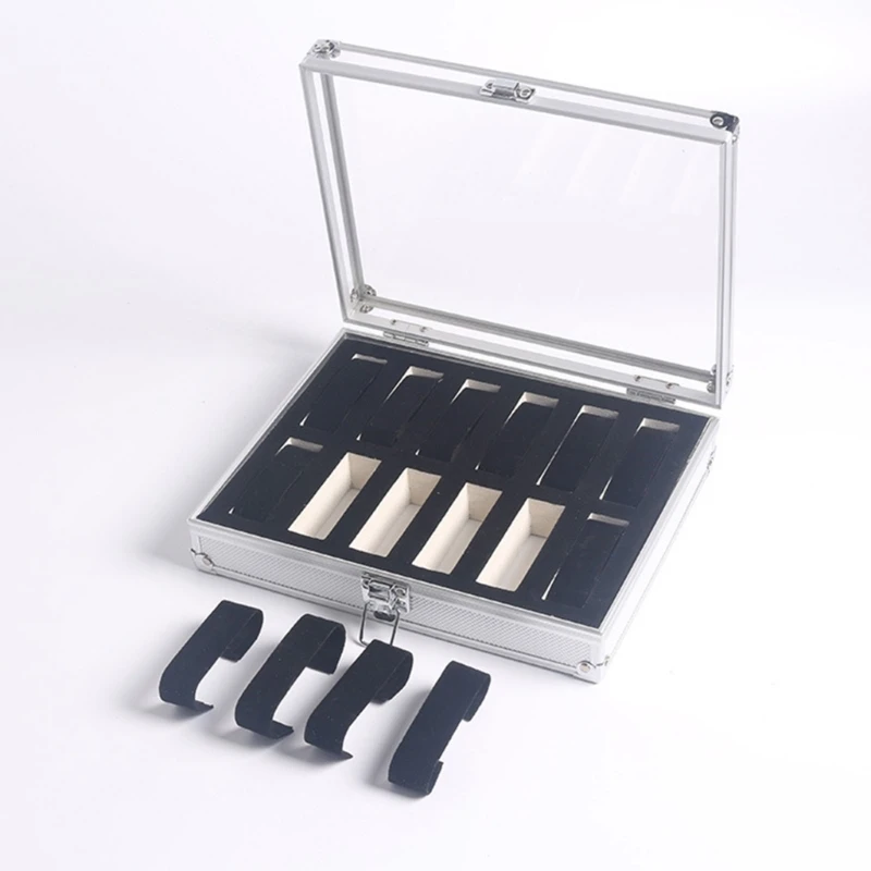 6/12 Grids Watch Box Display Cases Box Jewelry Watch Holder for Watch