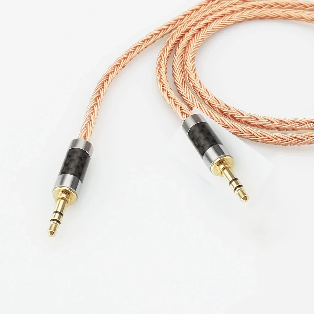 

16 Core 7N OCC Copper trs jack 3.5 male to 3.5 mm stereo aux male audio input cable speaker line for Headphone sound pc earpiece