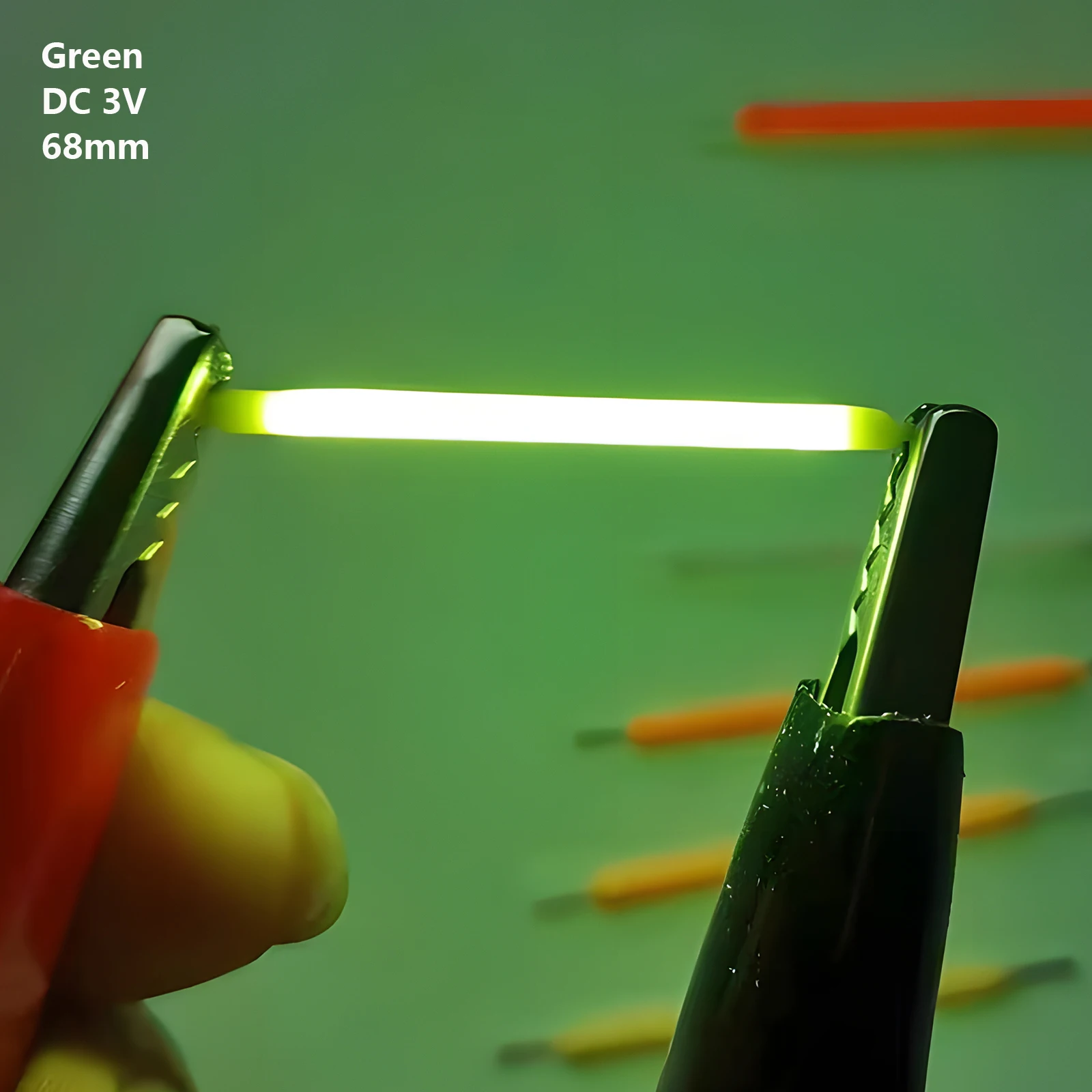 5 Stück DC 3V 12V 2200/68mm Cob LED Filament k weiß blau rot rosa Edison Lampe Teile Lampe Glühlampen
