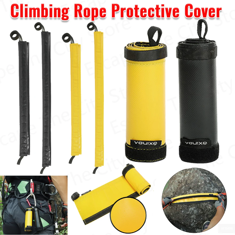 50cm Climbing Rope Protective Cover Magic Tape PVC Arborist Rope Protector Anti-Wear Rope Guard for Climbing Equipment Rock