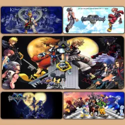 Games Kingdom Hearts Mousepad HD Printing Computer Gamers Locking Edge Non-slip Mouse Pad XXL90x40cm Keyboard PC Desk Pad