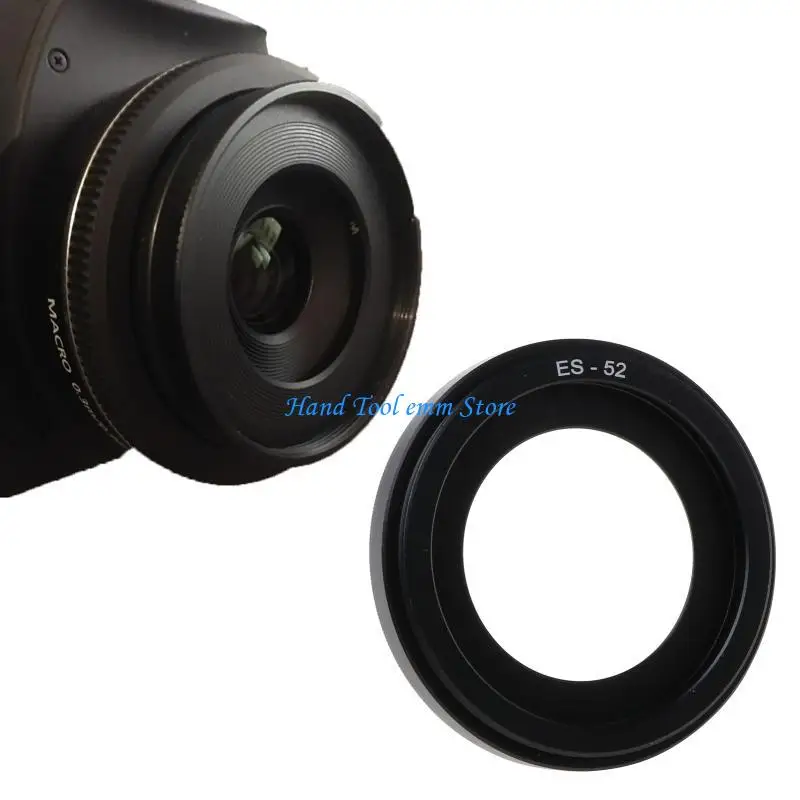 

H37F Camera Lens Hood Shade Fits for EF 40mm f/2.8 for STM Lens Replaces ES-52