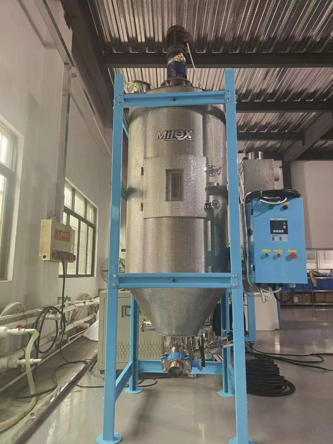 Cristallizzatore di scaglie di plastica di buona qualità all'ingrosso per evaporatore di vuoto industriale per apparecchiature di cristallizzazione PET