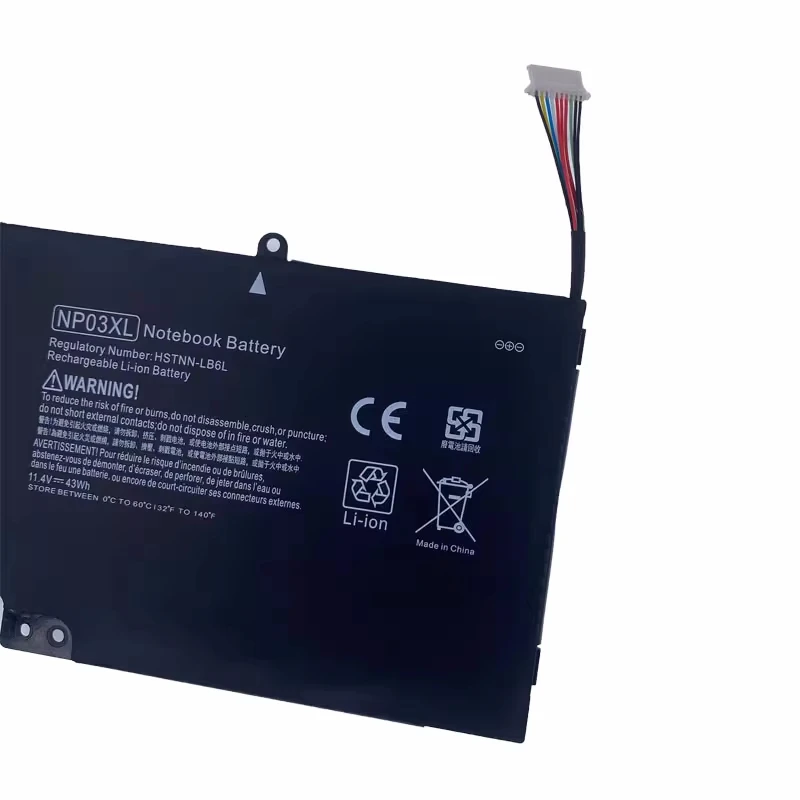 NP03XL 11.4V 43WH baterai Laptop untuk HP Pavilion X360 TPN-Q147 TPN-Q146 TPN-Q148 HSTNN-LB6L 760944-421 15-U010DX