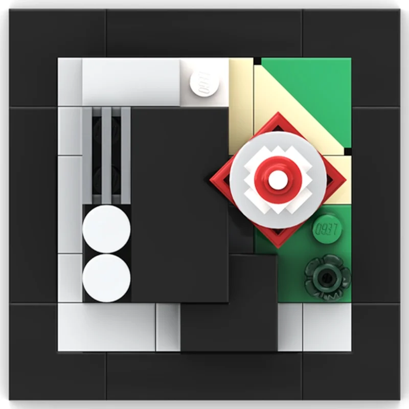 70 Uds. MOC Torre Danube de Viena arquitectura modelo de construcción bloques de regalo de Navidad Idea de arquitectura educación ladrillo juguete niños