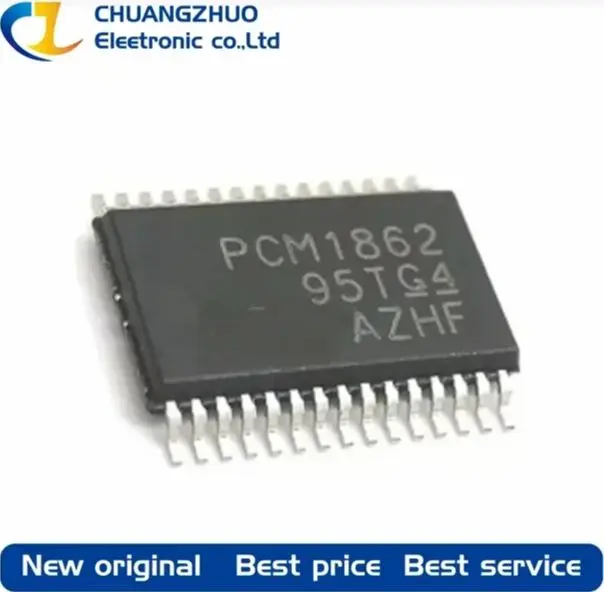1Pcs    New original     PCM1862DBTR    PCM1862    24Bit 3V~3.6V TSSOP-30-4.4mm Analog To Digital Converters