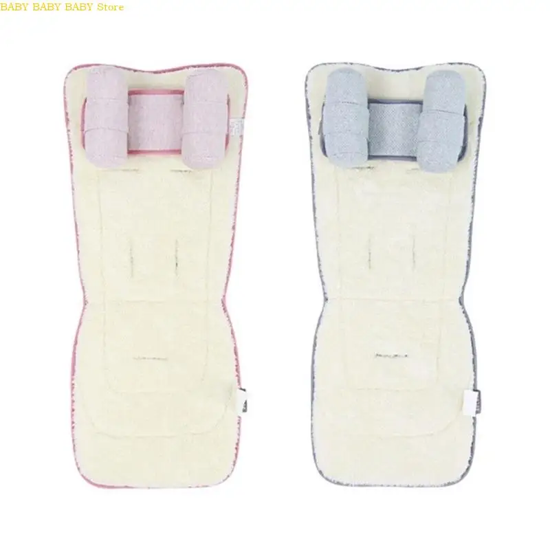 وسادة مقعد Q81A قابلة للعكس لعربات الأطفال تتميز ببوليستر مضاد للعرق وسهل التنظيف للسفر والرحلات الطويلة #2