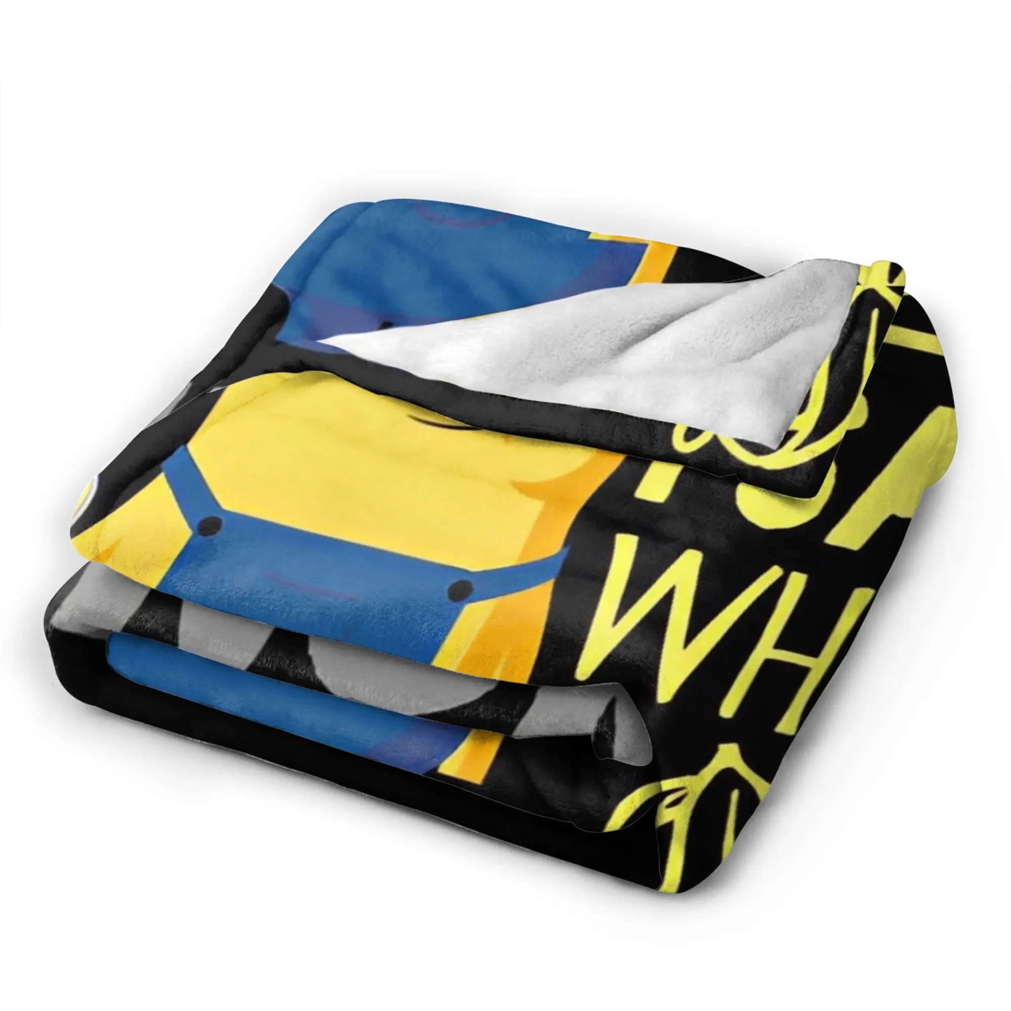 M-Minions كيفن آسف لما قلت جائع بطانية دافئة السفر أفخم رمي بطانية الجمالية الفانيلا المفرش أريكة غطاء سرير