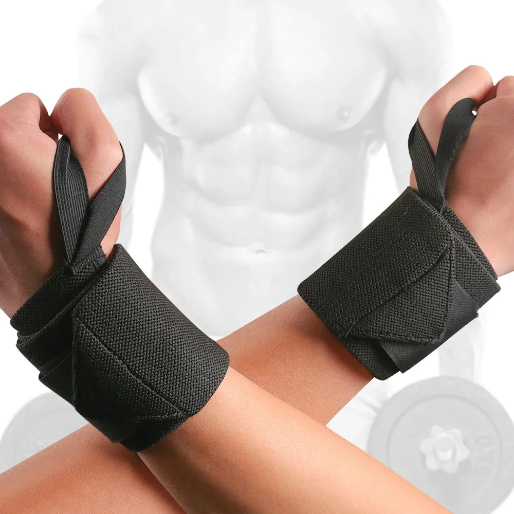 Professional Grade with Thumb Loops  Wrist Support Braces Men Women Weight Lifting Crossfit Powerlifting Strength Training F10