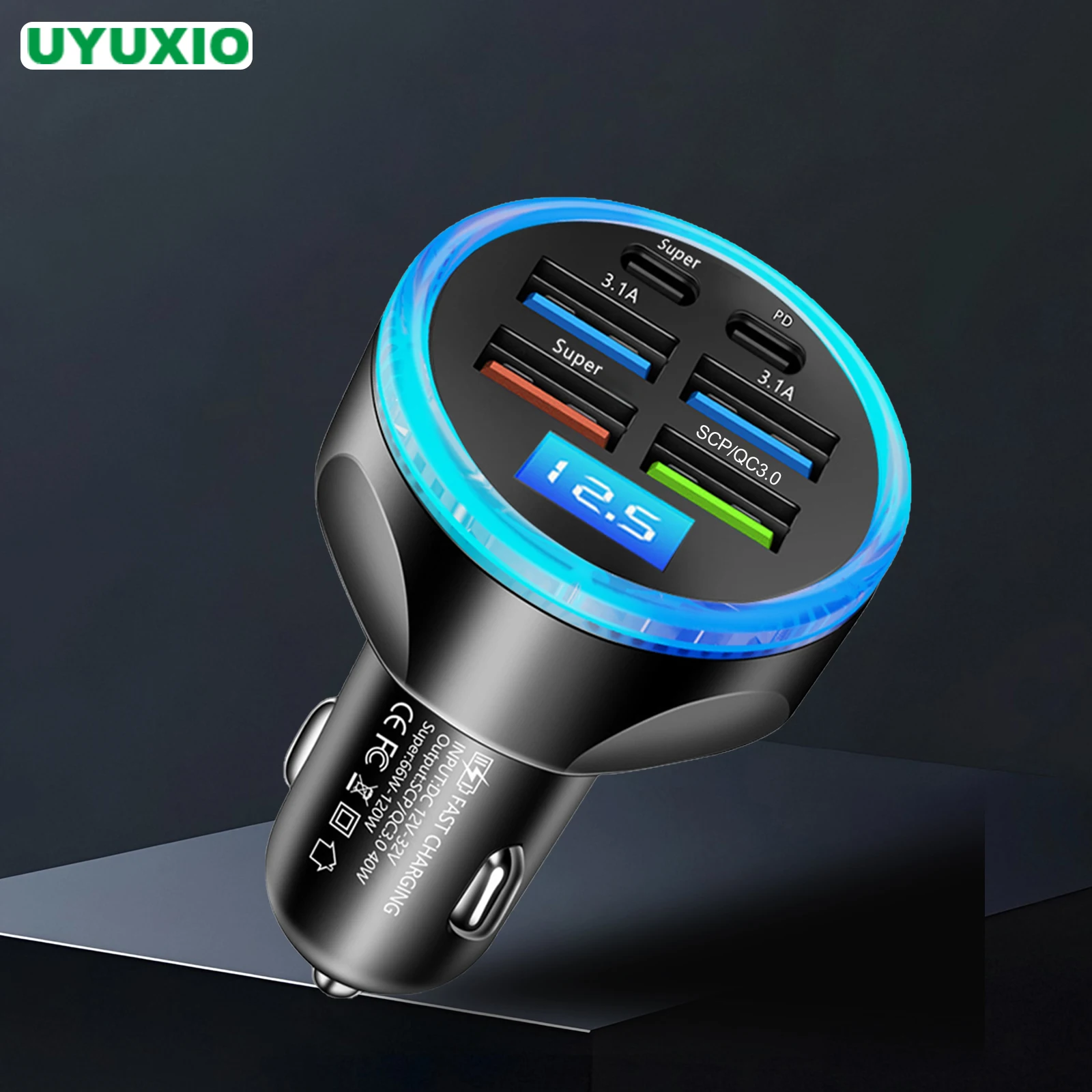 Uyuxio Usb C Car Ch… - image