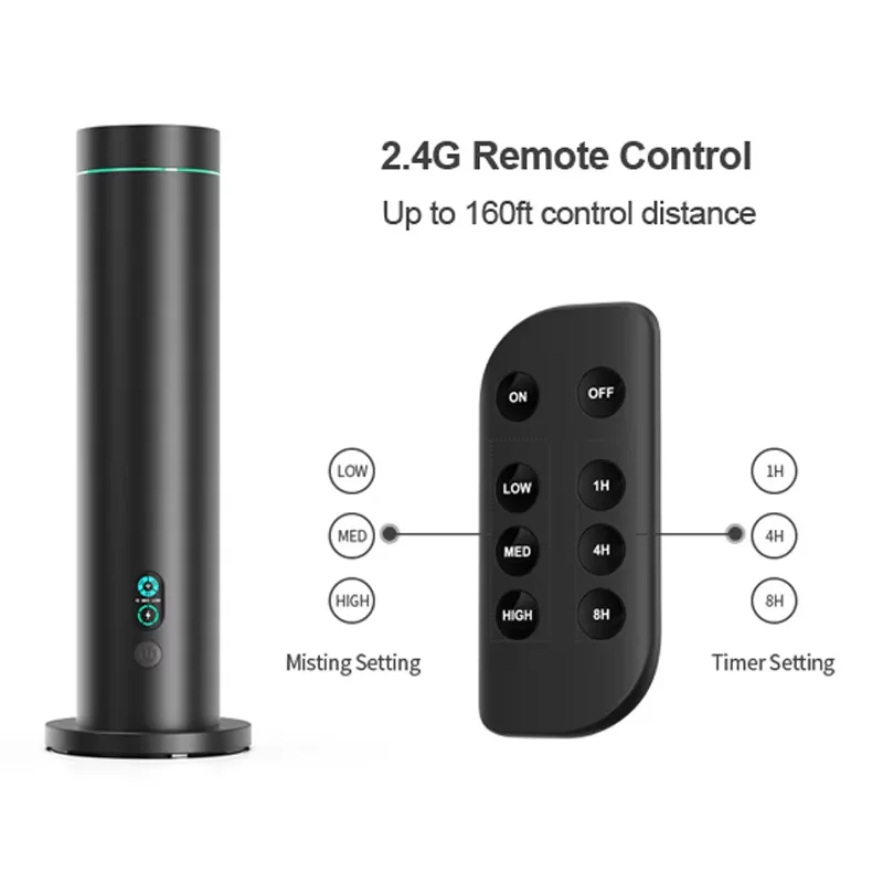 Popular Hot sell Professional Anti-oil Leakage Home Fragrance air Machine Waterless Aromatherapy Perfume Essential Oil Scent Aro