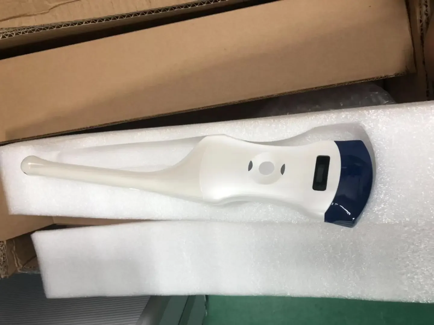 Double headed ultrasonic probe wireless convex vaginal passage