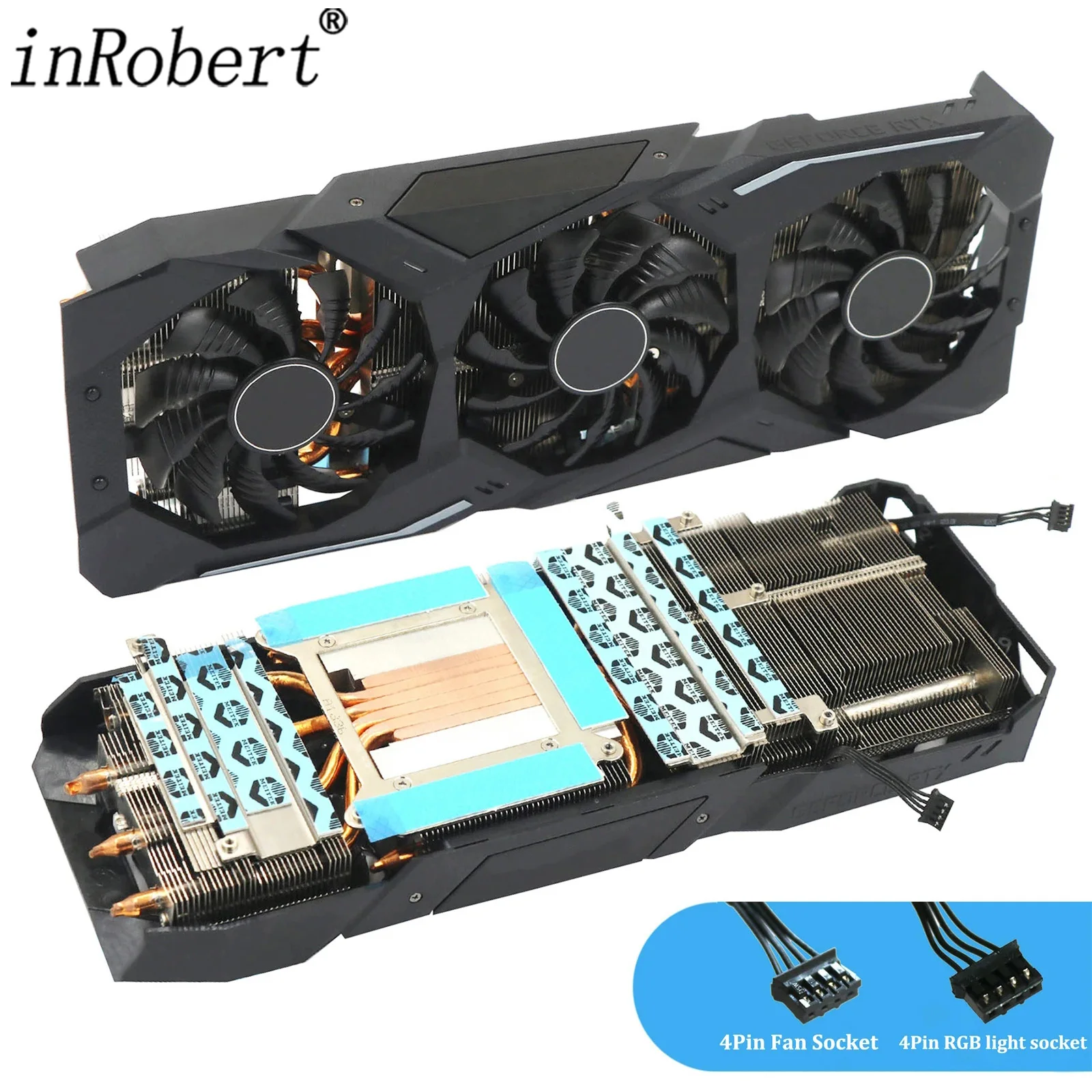 

New Original RTX2080Ti Video Card Heatsink For Gigabyte GeForce RTX 2080 Ti WF3 Graphics Card Cooling Heatsink