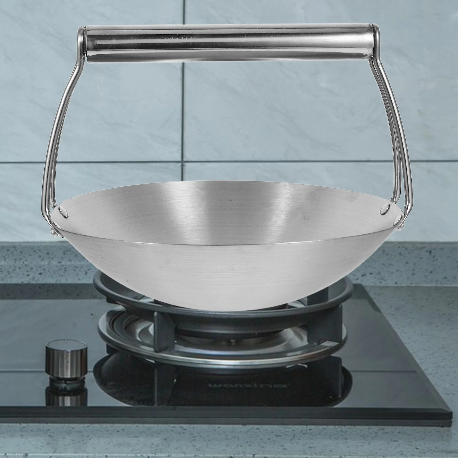 

Premium Stainless Steel Tofu Scoop with Handle High Capacity for Home Restaurant Use Versatile Cooking Serving Pot