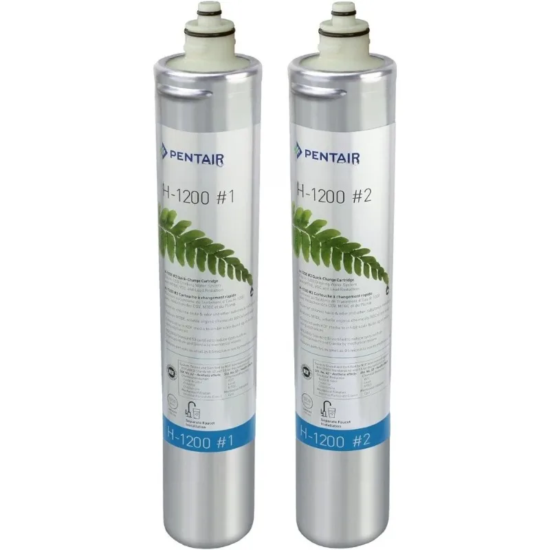 Quick Change Water Filter Cartridge Set 0.5 Micron NSF Certified Lead Reduction 1000 Gallon Capacity