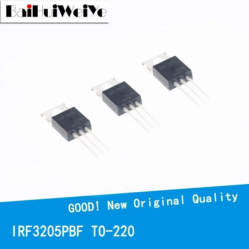 10PCS IRF3205 IRF3205PBF 55V/100A TO-220 New IC Chipset MOSFET MOSFT TO220
