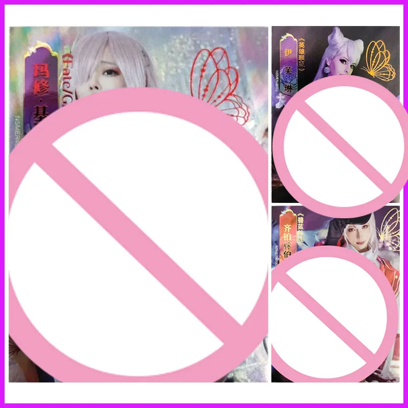 Tarjetas Coleccionables de Anime Goddess Story, Materiales Raros para COS, Graf Zeppelin, Mash, Kyrielight, Evelynn, Juguetes para Niños, Regalo de Cumpleaños