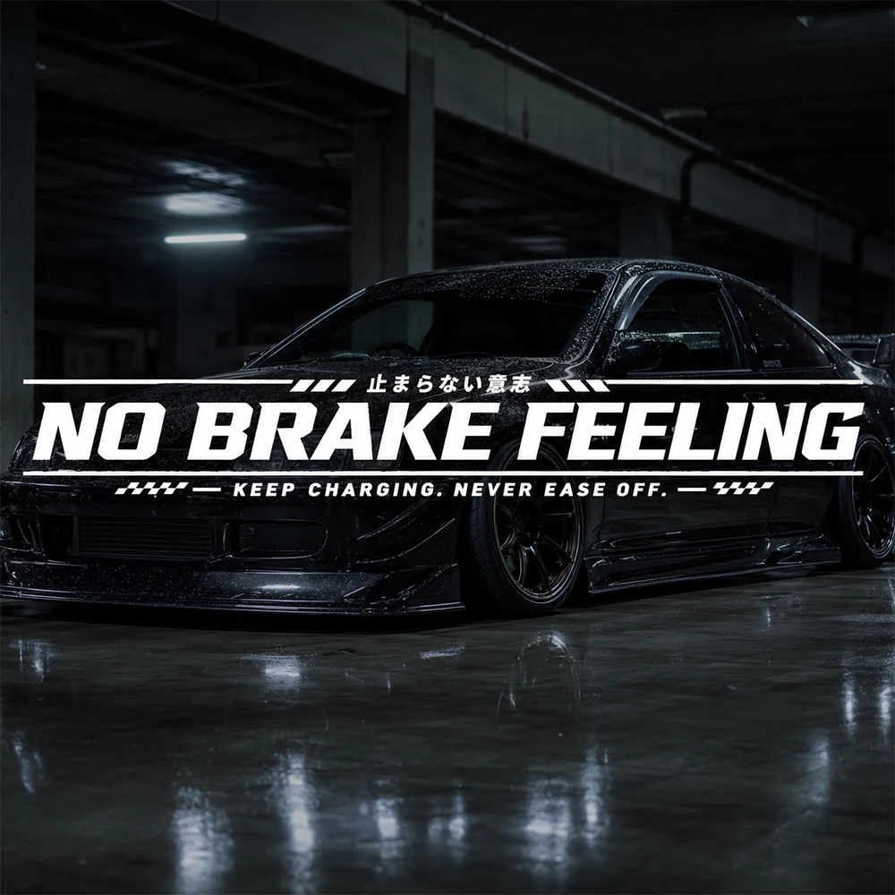 Autocollant de Voiture JDM Racing Motivation, Bannière de Pare-Brise, Décoration Automobile, Accessoires Extérieurs, Autocollants en Vinyle Imperméables pour Voiture SUV