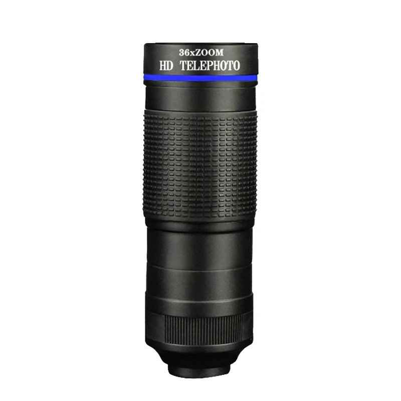 1Pc 36X Phone Telephoto Lens High-definition Lens Telescopic Focusing Lens